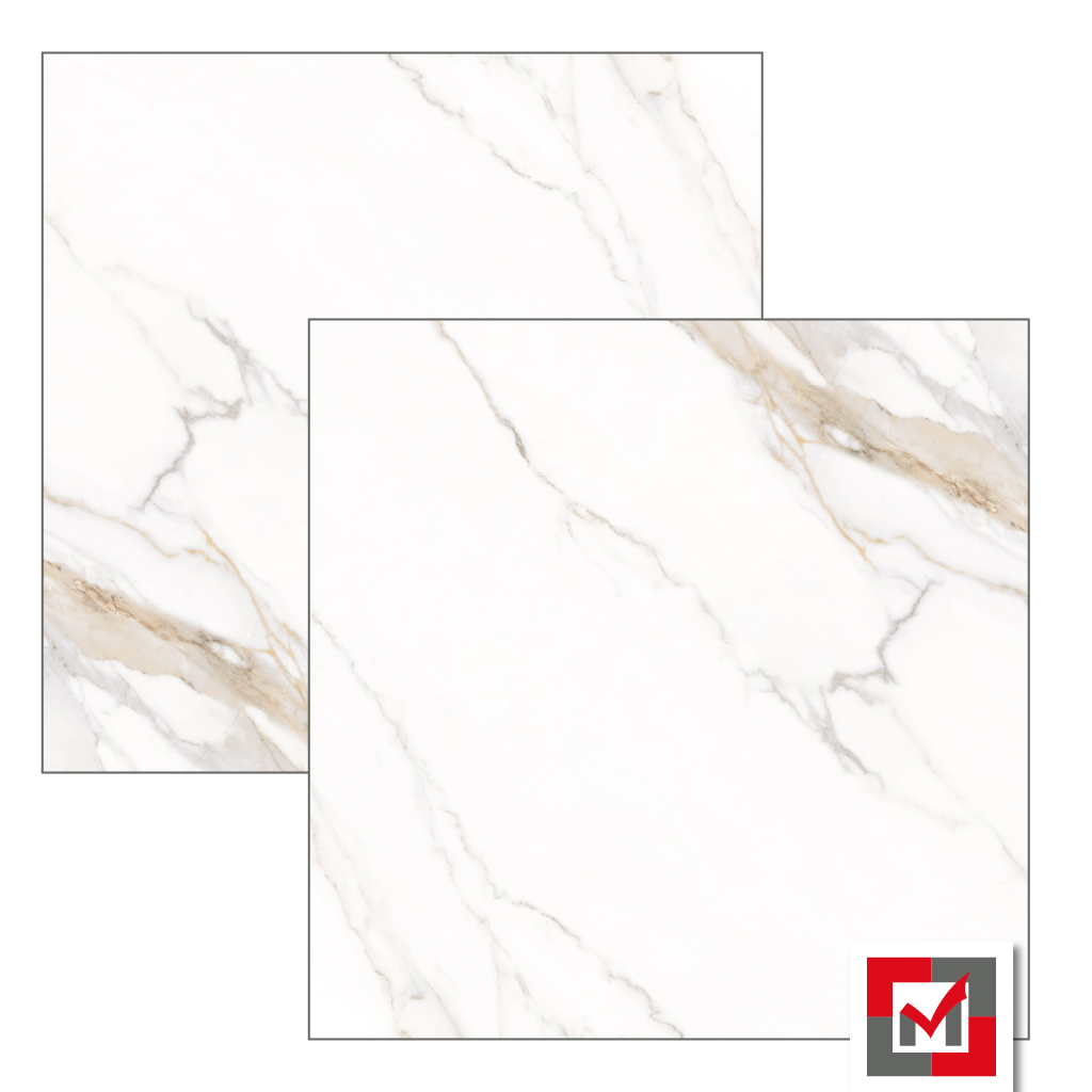 Imagen de Porcelanato Importado Carrara Gold 60x60cm 3